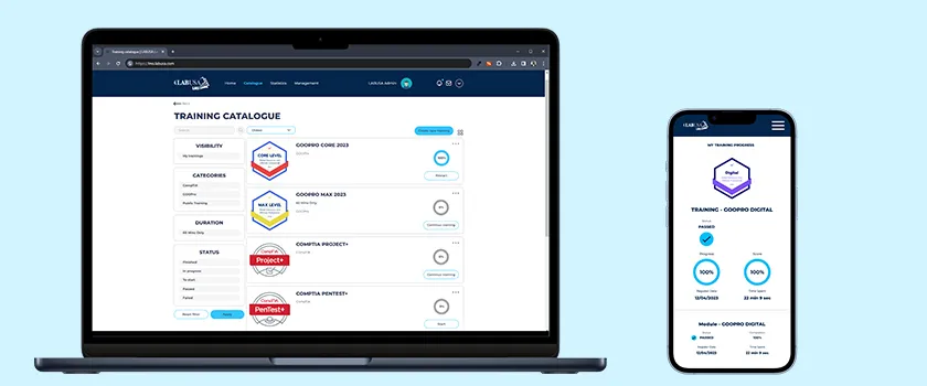 Learning ecosystem for cybersecurity training and development